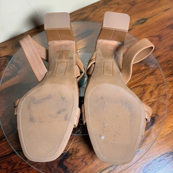 Caslon Lennyn Slingback Sandal - brown leather - size 6.5 - Picture 13 of 15